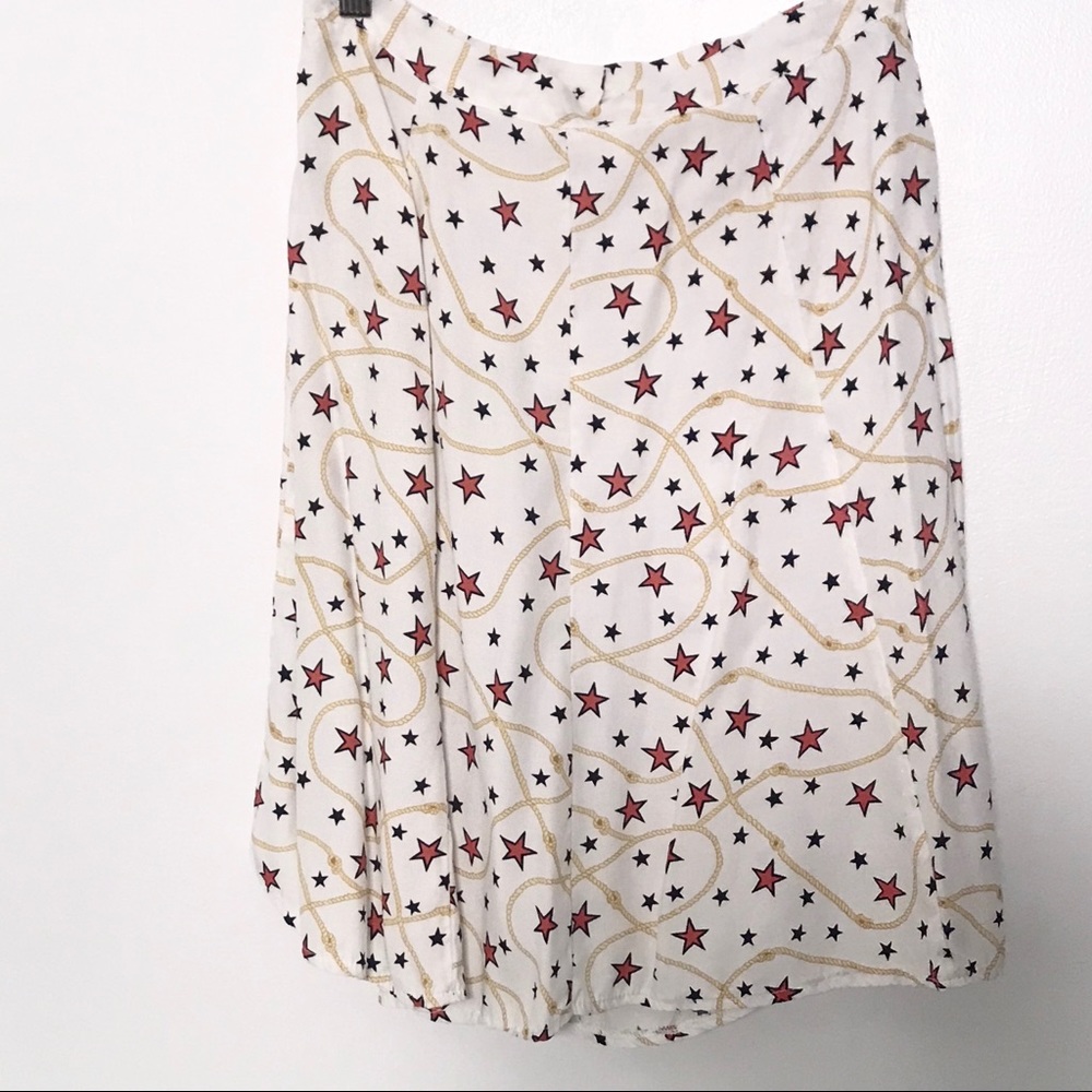 VINTAGE STARLET inc STARS Rayon button up skirt S - Picture 6 of 11